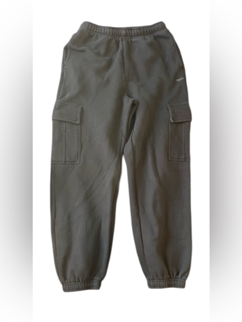 TNA Black Cargo Joggers with Elastic Waist